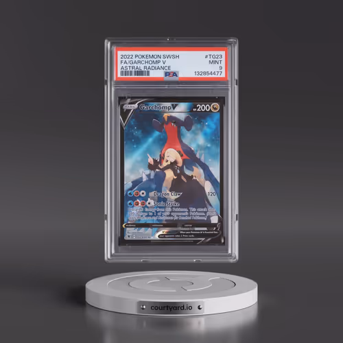 2022 Pokémon Sword & Shield Astral Radiance #TG23 Garchomp V - Holo Full Art (PSA 9 MINT)