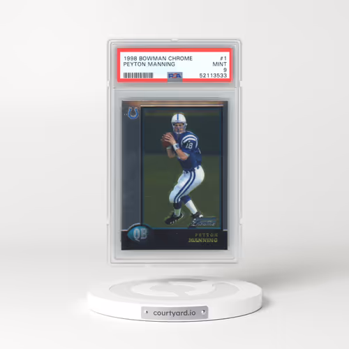 1998 Bowman Chrome #1 Peyton Manning (PSA 9 MINT)