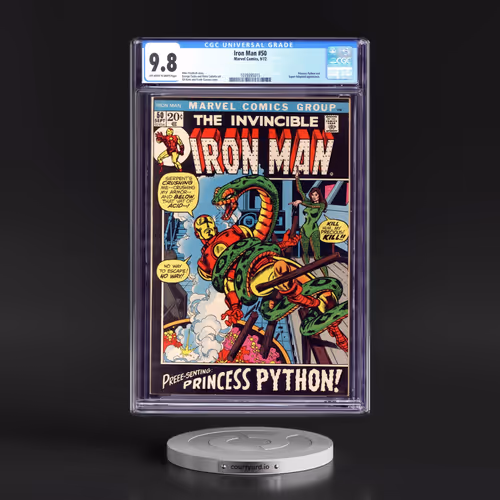 Iron Man #50 CGC 9.8 Off-white to White Pages (Marvel Comics, 9/72) - Universal