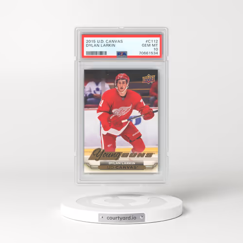 2015 Upper Deck Canvas #C112 Dylan Larkin (PSA 10 GEM MINT)