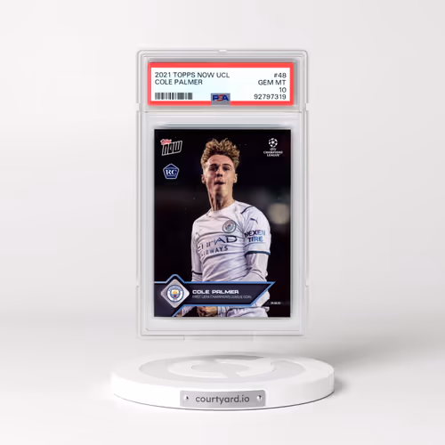 2021 Topps Now UEFA Champions League #48 Cole Palmer (PSA 10 GEM MINT)