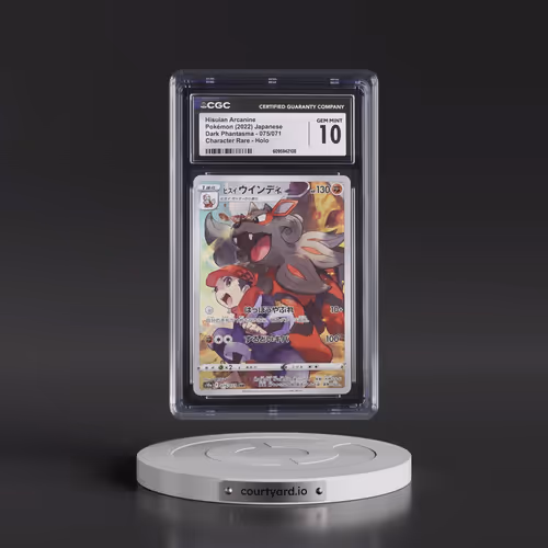 2021 Dark Phantasma #075/071 Hisuian Arcanine - Character Rare Holo (CGC 10 GEM MINT)