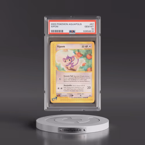 2003 Pokémon Aquapolis #67 Aipom (PSA 10 GEM MINT)