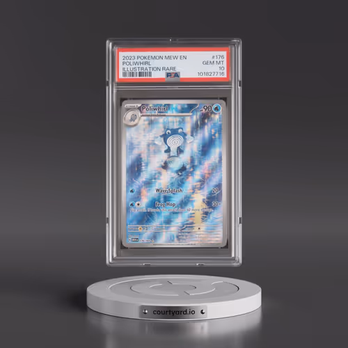 2023 Pokémon Mew EN-151 #176 Poliwhirl - Illustration Rare (PSA 10 GEM MINT)