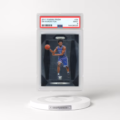 2017 Panini Prizm #24 DE'Aaron Fox (PSA 9 MINT)