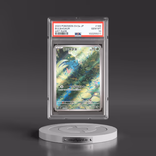 2023 Pokémon Sv2a-Pokemon 151 #166 Bulbasaur - Art Rare (PSA 10 GEM MINT)