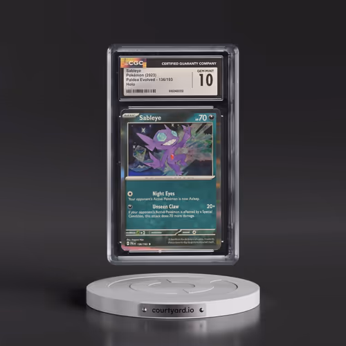 2023 Paldea Evolved - PAL EN #136/193 Sableye - Holo (CGC 10 GEM MINT)