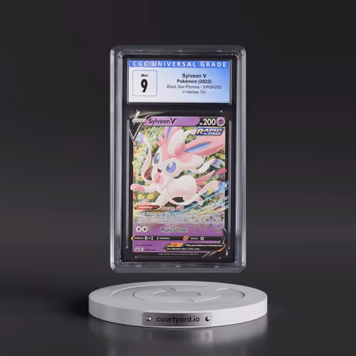 2022 Pokémon Swsh Black Star Promo #202 Sylveon V - Holo V Heroes Tins (CGC 9 MINT)