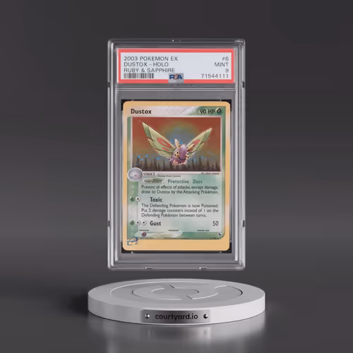 2003 Pokémon EX Ruby & Sapphire #6 Dustox - Holo (PSA 9 MINT)
