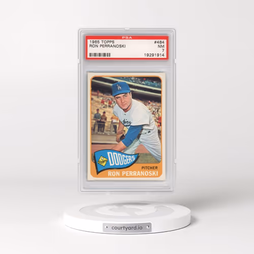 1965 Topps #484 Ron Perranoski (PSA 7 NM)