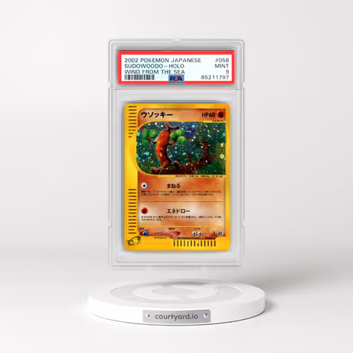 2002 Pokémon Wind From the Sea #058 Sudowoodo - Holo (PSA 9 MINT)