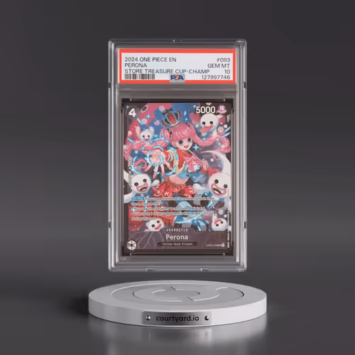 2024 One Piece Promos #093 Perona - Store Treasure Cup-Champion (PSA 10 GEM MINT)