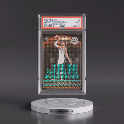 2023 Panini Mosaic Jam Masters #3 Victor Wembanyama - Green (PSA 9 MINT)