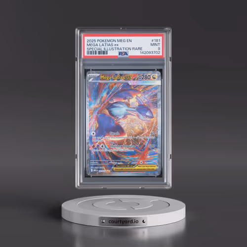 2025 Pokémon Meg EN-Mega Evolution #181 Mega Latias EX - Holo Special Illustration Rare (PSA 9 MINT)