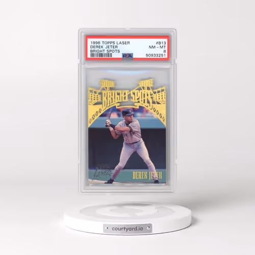 1996 Topps Laser Bright Spots #B13 Derek Jeter (PSA 8 NM-MT)