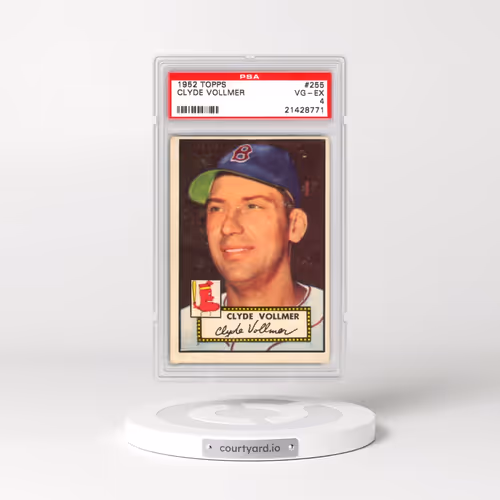 1952 Topps #255 Clyde Vollmer (PSA 4 VG-EX)