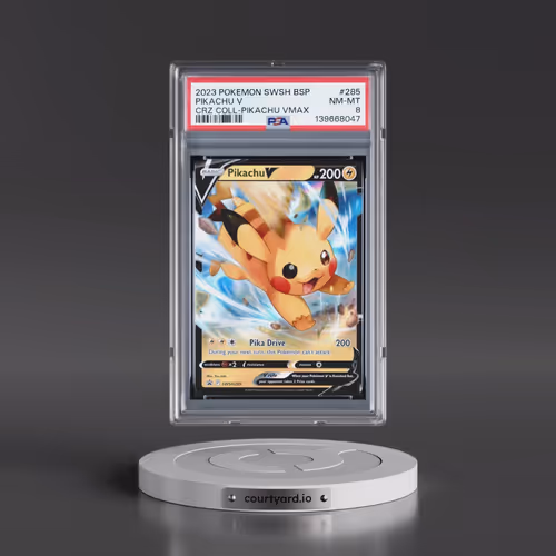 2023 Pokémon Swsh Black Star Promo #285 Pikachu V - Holo Crown Zenith Collections-Pikachu Vmax (PSA