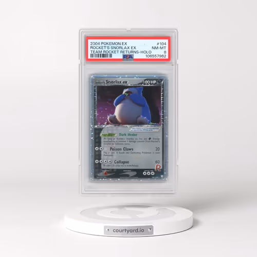 2004 Pokémon EX Team Rocket Returns #104 Rocket's Snorlax EX - Holo Holo (PSA 8 NM-MT)