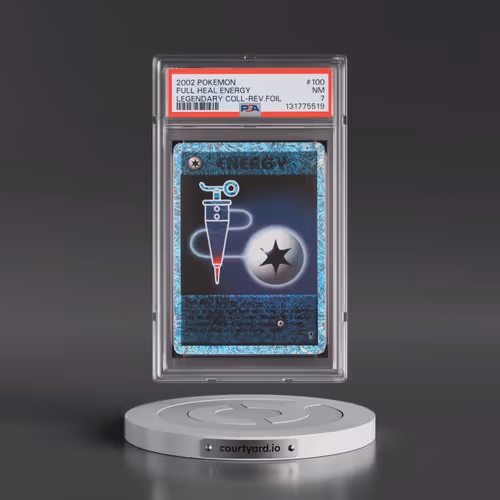 2002 Pokémon Legendary Collection #100 Full Heal Energy - Reverse Foil (PSA 7 NM)