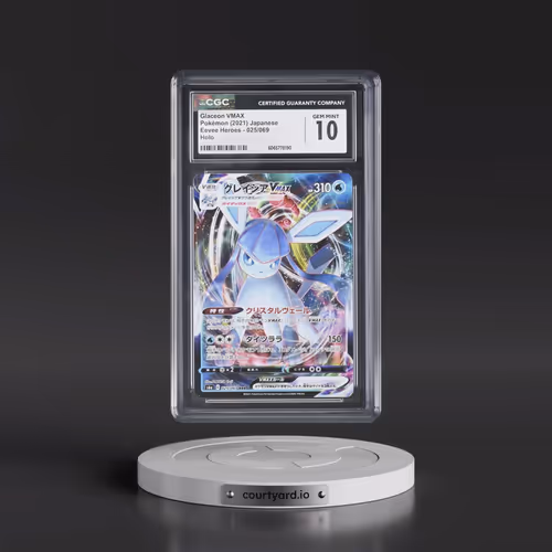 2021 Eevee Heroes #025/069 Glaceon VMAX - Holo (CGC 10 GEM MINT)