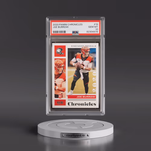 2020 Panini Chronicles #19 Joe Burrow (PSA 10 GEM MINT)