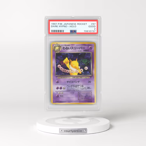 1997 Pokémon Rocket #97 Dark Hypno - Holo (PSA 2 GOOD)