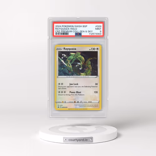 2024 Pokémon Swsh Black Star Promo #029 Rayquaza - Holo Crown Zenith Premium Collection Sea & Sky (P