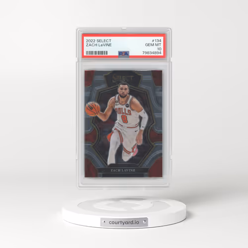 2022 Panini Select #134 Zach LaVine (PSA 10 GEM MINT)