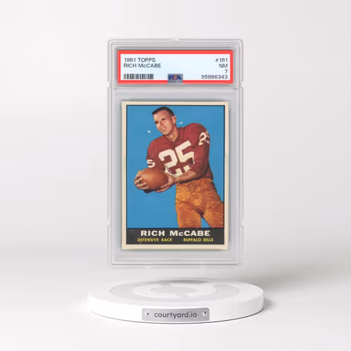 1961 Topps #161 Rich McCabe (PSA 7 NM)