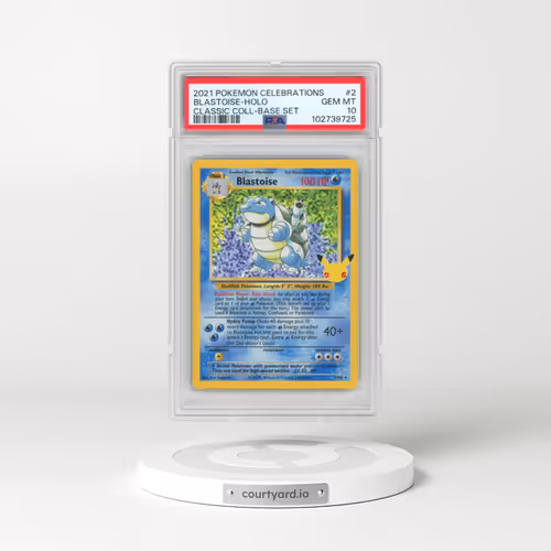 2021 Pokémon Celebrations Classic Collection #2 Blastoise - Holo (PSA 10 GEM MINT)