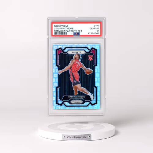 2023 Panini Prizm #129 Cam Whitmore - Premium Factory Set (PSA 10 GEM MINT)