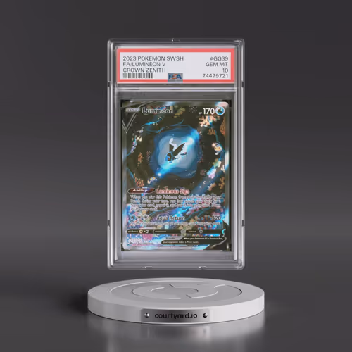 2023 Pokémon Sword and Shield Crown Zenith #GG39 Lumineon V - Holo Full Art (PSA 10 GEM MINT)