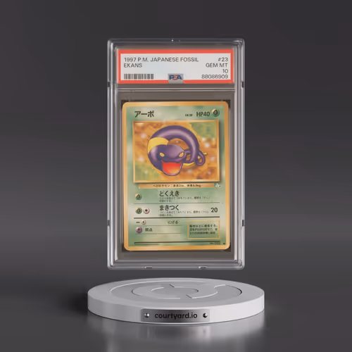 1997 Pokémon Fossil #23 Ekans (PSA 10 GEM MINT)