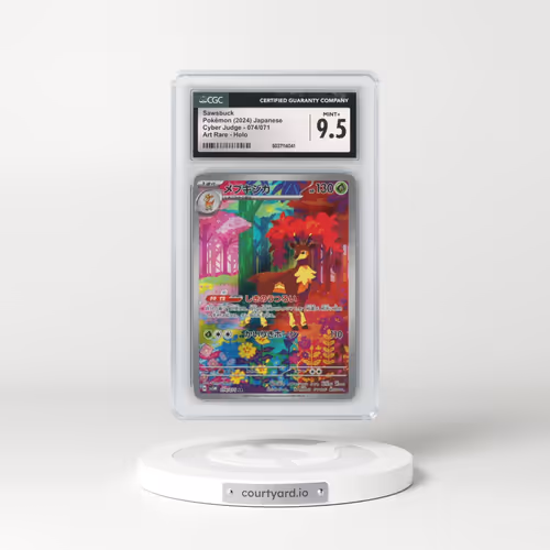 2024 Cyber Judge #074/071 Sawsbuck - Art Rare Holo (CGC 9.5 MINT+)
