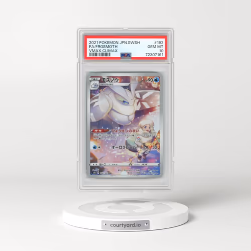 2021 Pokémon Sword & Shield Vmax Climax #192 Frosmoth - Full Art (PSA 10 GEM MINT)