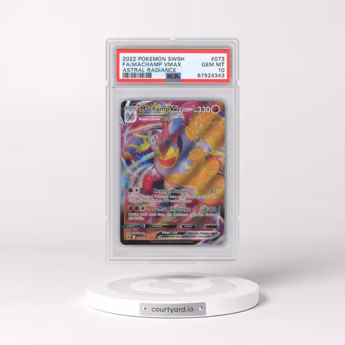 2022 Pokémon Sword & Shield Astral Radiance #073 Machamp Vmax - Full Art (PSA 10 GEM MINT)