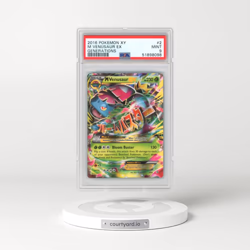 2016 Pokémon XY Generations #2 M Venusaur EX - Holo (PSA 9 MINT)