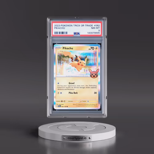 2023 Pokémon Trick or Trade #062 Pikachu (PSA 8 NM-MT)