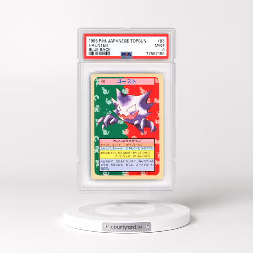 1997 Japanese (Only One Pokémon) Original Series #93 Haunter - (Blue Back) 1st Print (PSA 9 MINT)
