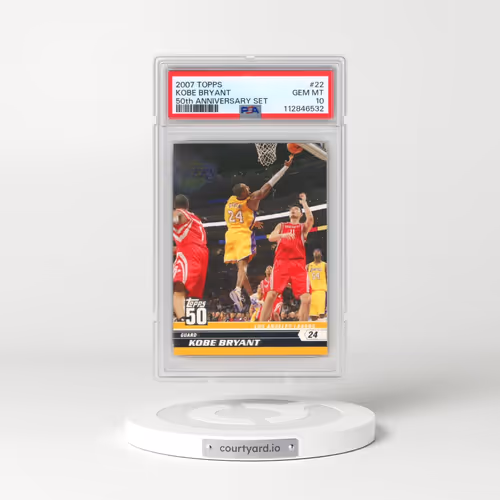 2007 Topps 50th Anniversary Set #22 Kobe Bryant (PSA 10 GEM MINT)