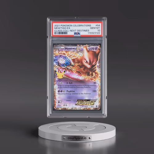 2021 Pokémon Celebrations Classic Collection #54 Mewtwo EX - Holo (PSA 10 GEM MINT)