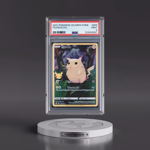 2021 Pokémon Celebrations #005 Pikachu - Full Art (PSA 9 MINT)