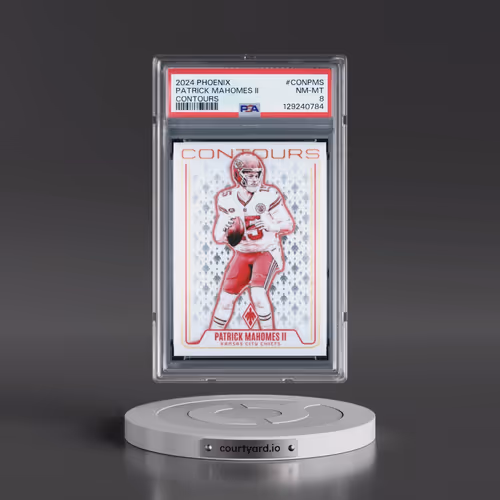 2024 Panini Phoenix Contours #CONPMS Patrick Mahomes II (PSA 8 NM-MT)
