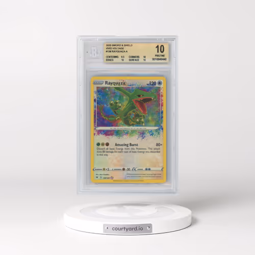 2020 Vivid Voltage #138 Rayquaza - Amazing Rare Holo (BGS 10 PRISTINE)