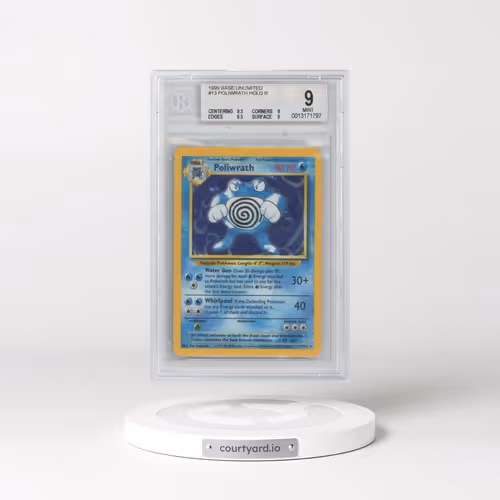 1999 Base Set #13 Poliwrath - Holo (BGS 9 MINT)