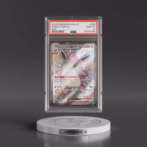 2023 Pokémon Sv4a-Shiny Treasure EX #336 Wigglytuff EX - Holo Ssr (PSA 10 GEM MINT)