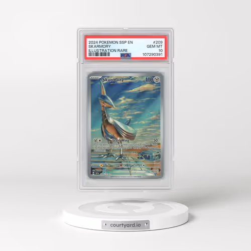 2024 Pokémon Ssp EN-Surging Sparks #209 Skarmory - Illustration Rare (PSA 10 GEM MINT)