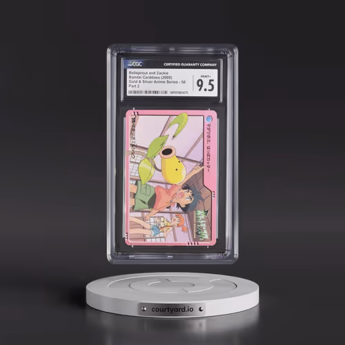 2000 Gold and Silver Anime Series #58 Bellsprout and Zackie - Part 2 (CGC 9.5 MINT+)