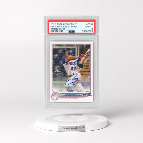 2022 Topps Pro Debut #PD51 Christian Encarnacion-Strand - Autograph (PSA 10 GEM MINT)