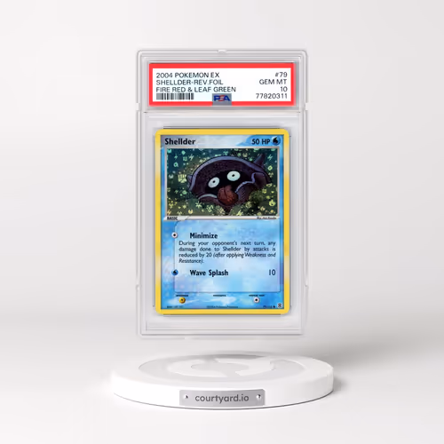 2004 Pokémon EX Fire Red & Leaf Green #79 Shellder - Reverse Foil (PSA 10 GEM MINT)